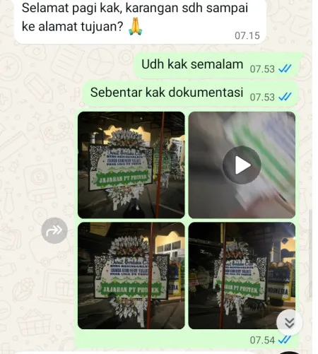 Pengiriman Papan Bunga Selamat Darmawangsa