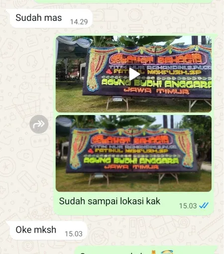 Pengiriman Papan Bunga Darmawangsa