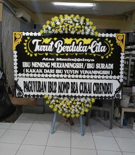Papan Bunga Duka Darmawangsa